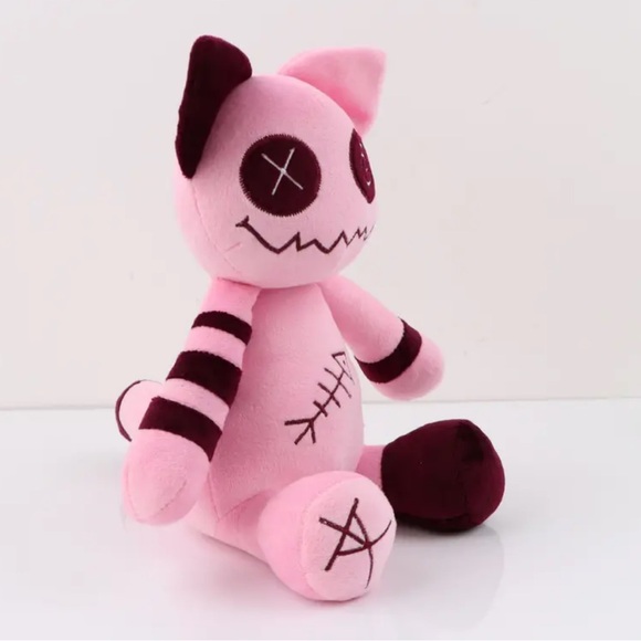 🆕 Adorable 28CM Zombie Cat Plush Toy - Soft Stuffed Animal Gift for Kids - Picture 10 of 13